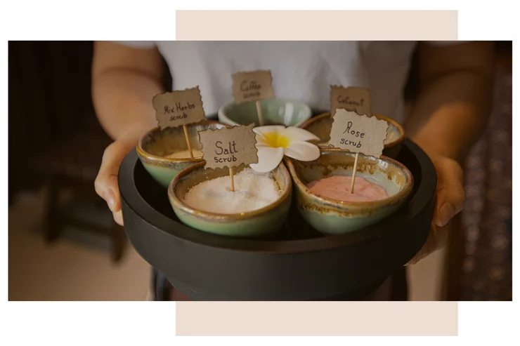 rozne typy peelingov pre masaz